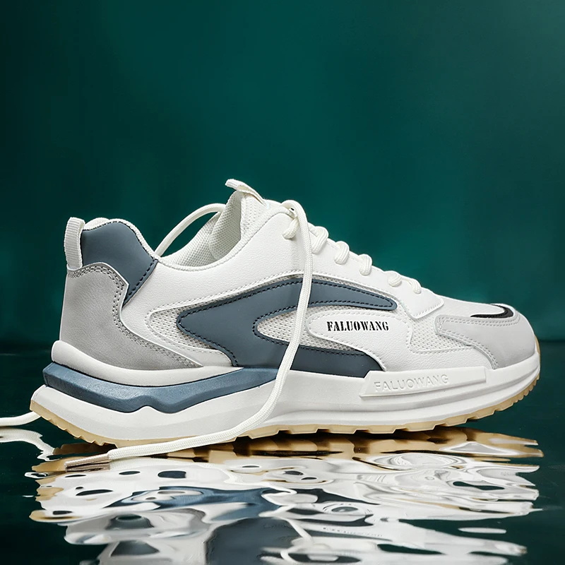 

CYYTL Men's Shoes Fashion Platform Male Sneakers Casual Outdoor Running Non Slip Leather Designer Luxury Summer Hiking Tennis