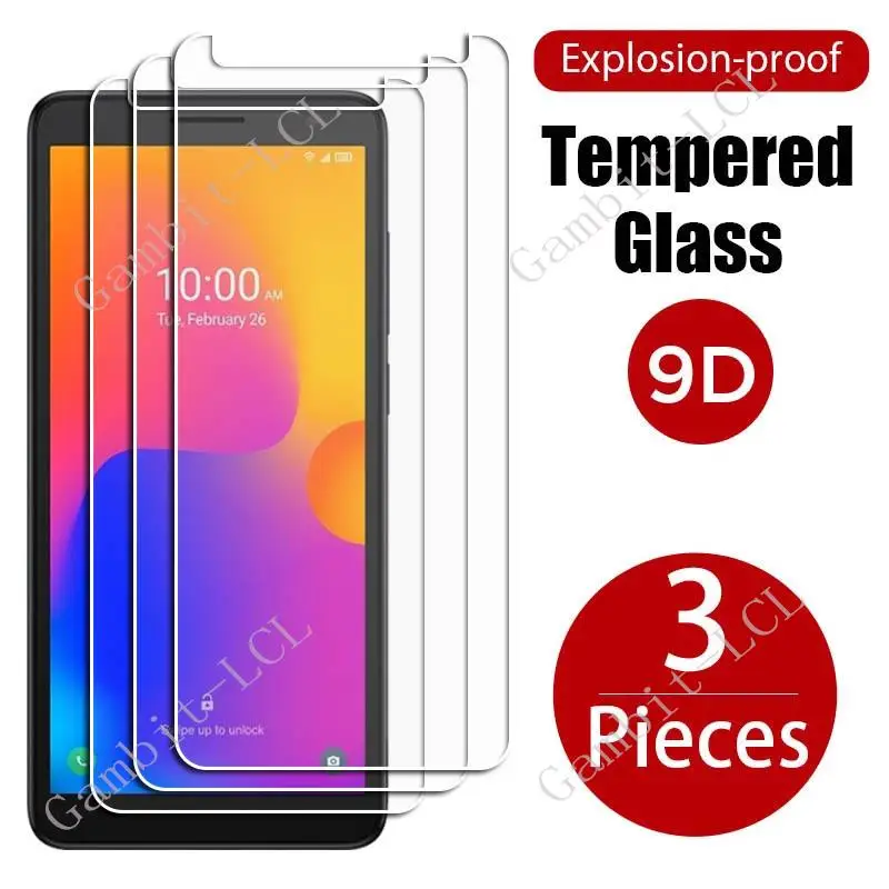 

3PCS For Alcatel 1B 1A (2020) Tempered Glass Protective On 5002A, 5002D 5002F 5002I 5002M 5.5Inch Screen Protector Cover Film