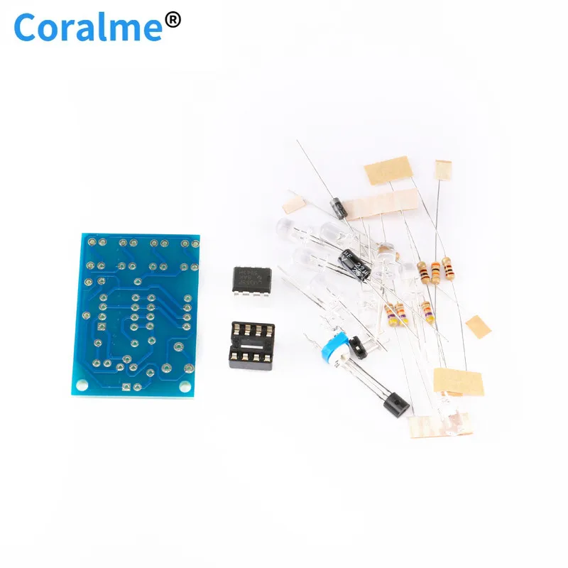 

Blue Led 5MM Light LM358 Breathing Lamp Parts Kit Electronics DIY Interesting Product Suite Design
