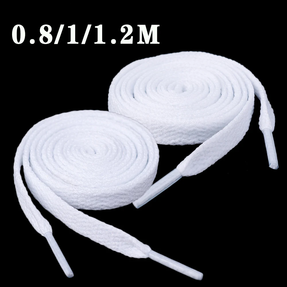 

0.8/1/1.2 Fashion White Shoe Laces Sneaker Flat Shoelaces Hiking Boots Shoe Strings Sports Shoe Laces For Sneakers Laces New