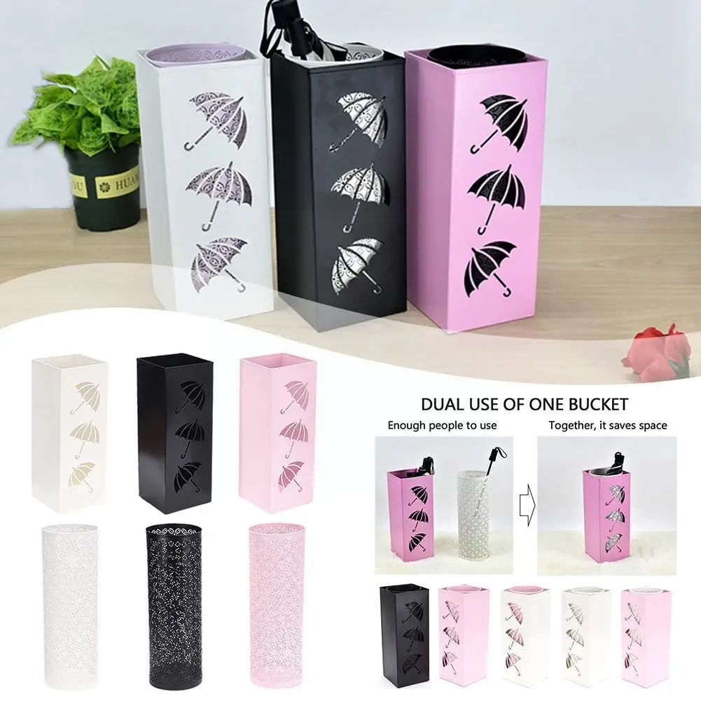 

Umbrella Storage Bucket Home Supplies Walking Stick Indoor Bracket Standing Storage Metal Stand Holder Supplies Iron J5F4