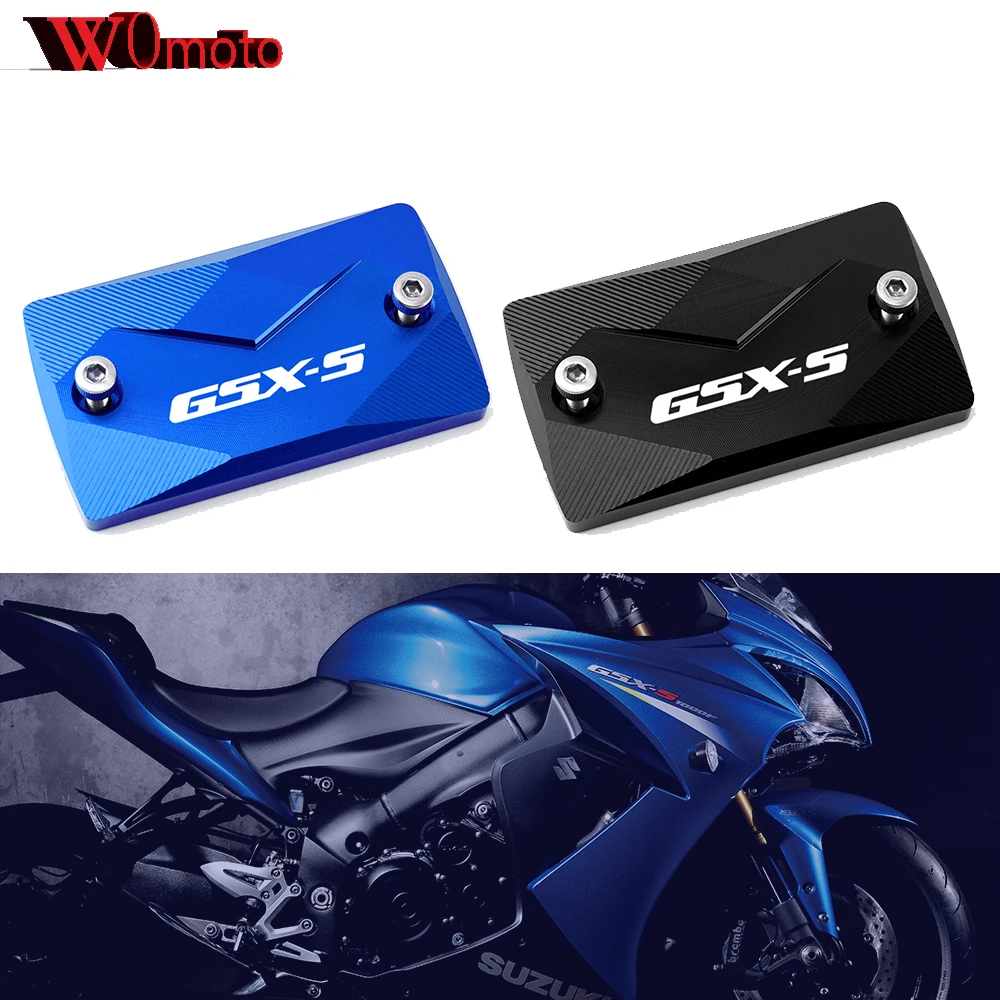 

С логотипом GSX-S, аксессуары для ЧПУ высокого качества, крышки для мотоциклов SUZUKI бачок тормозной жидкости для переднего колеса 2016-2022