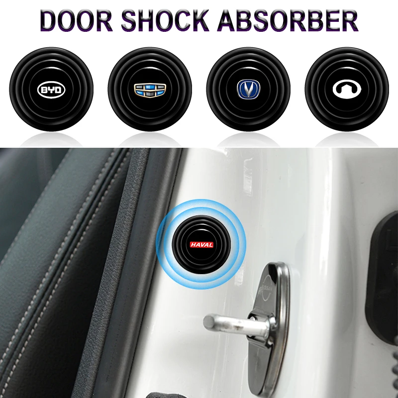

4Pcs Door Shock-absorbing Silicone Pads for Skoda Octavia 2 3 Fabia Rapid Superb Kodiaq Karoq Vrs Mk3 Scala A4 Car Accessories