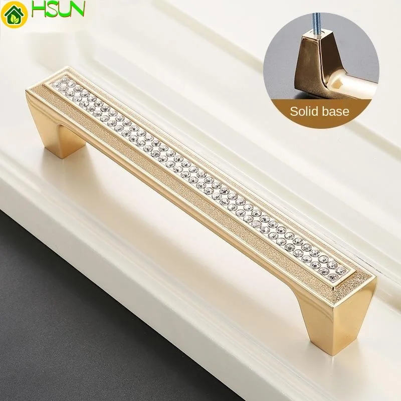 Современная дверь шкафа из цинкового сплава KTV Золотая маленькая ручка