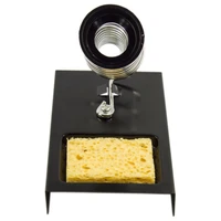 soldering iron bracket soldering iron holder stand with tip cleaning sponge double coil springs for pencil soldering iron