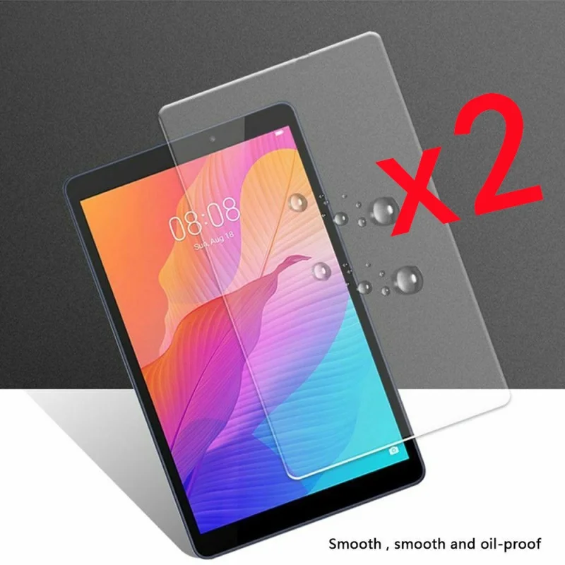 

2Pcs Tablet Tempered Glass Screen Protector Cover for Huawei MatePad T8 9H Hardness Anti-Scratch Full Coverage Protective Film