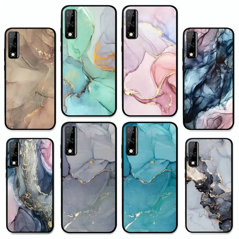 

Marble Art Phone Case for Huawei Y 6 9 7 5 8s prime 2019 2018 enjoy 7 plus