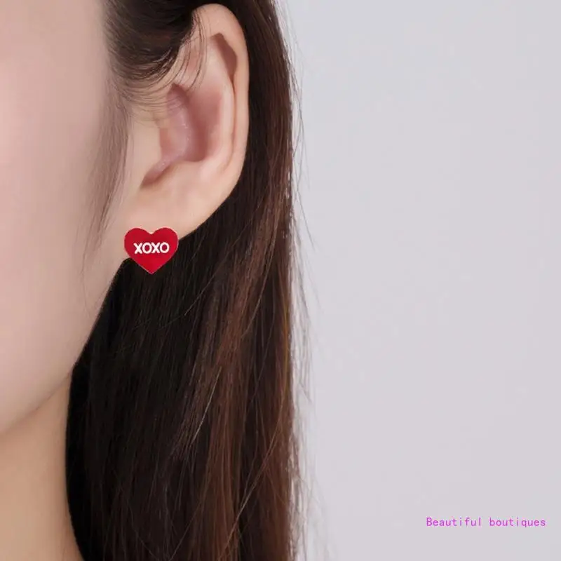 Серьги-гвоздики Любовь УФ-кристаллы эпоксидная форма брелок кулон силиконовая