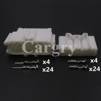 1 set 28p car electric wiring unsealed composite connector auto wire socket automobile male female plug