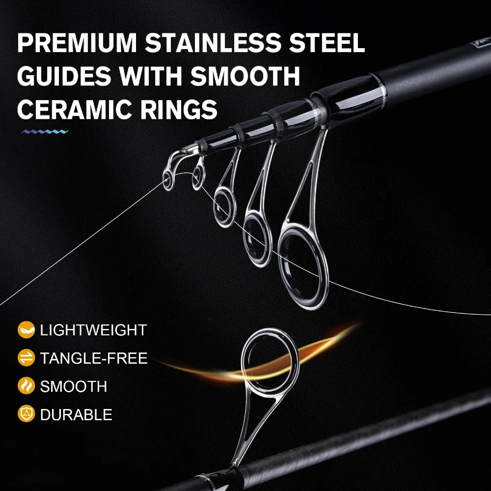 Рыболовная удочка GOTURE с открытой длиной до 43 2 см