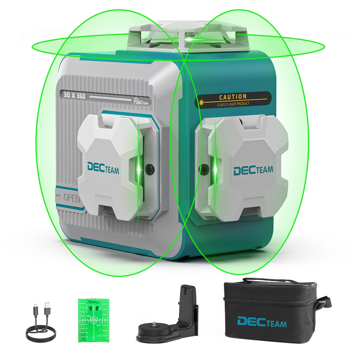 

Де CTEAM 3D 12-линейный лазерный уровень зеленый