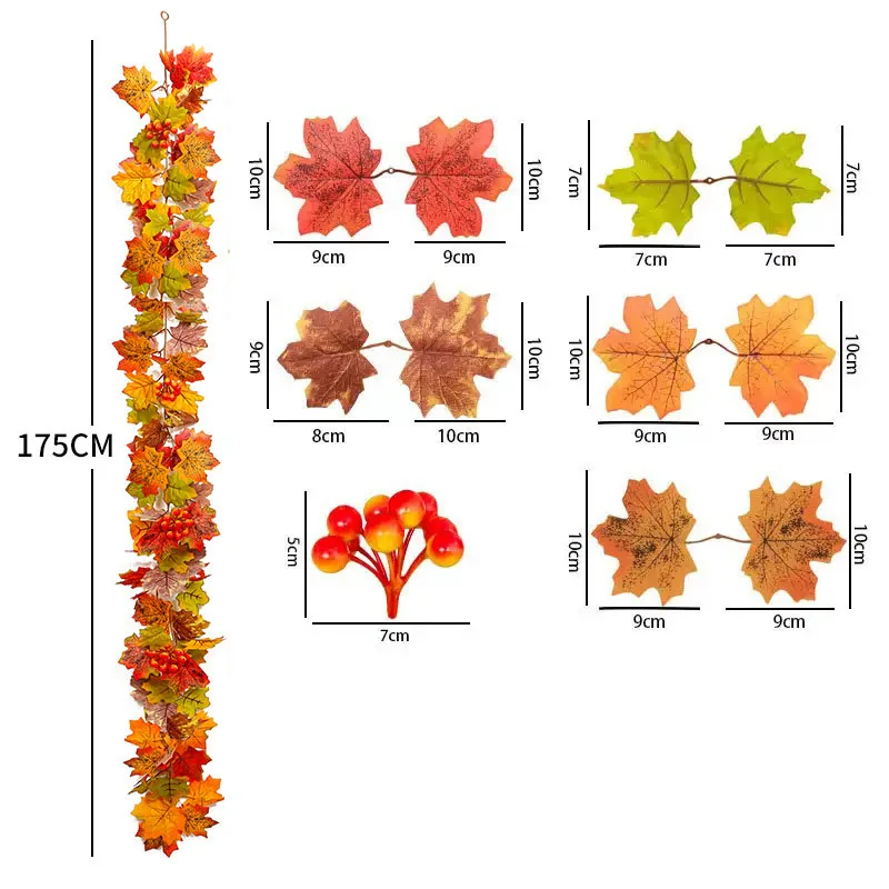 

Искусственный кленовый лист из пластика