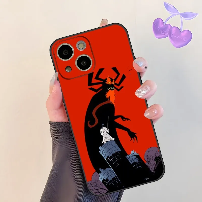 Фото Чехол для телефона с ТВ Samurai Jack, мультяшный чехол для 14 Pro Max, для Apple Iphone 13 14 12 Mini 11 Xr X Xs Pro Max 8 6s 7 6 Plus, задняя крышка №3