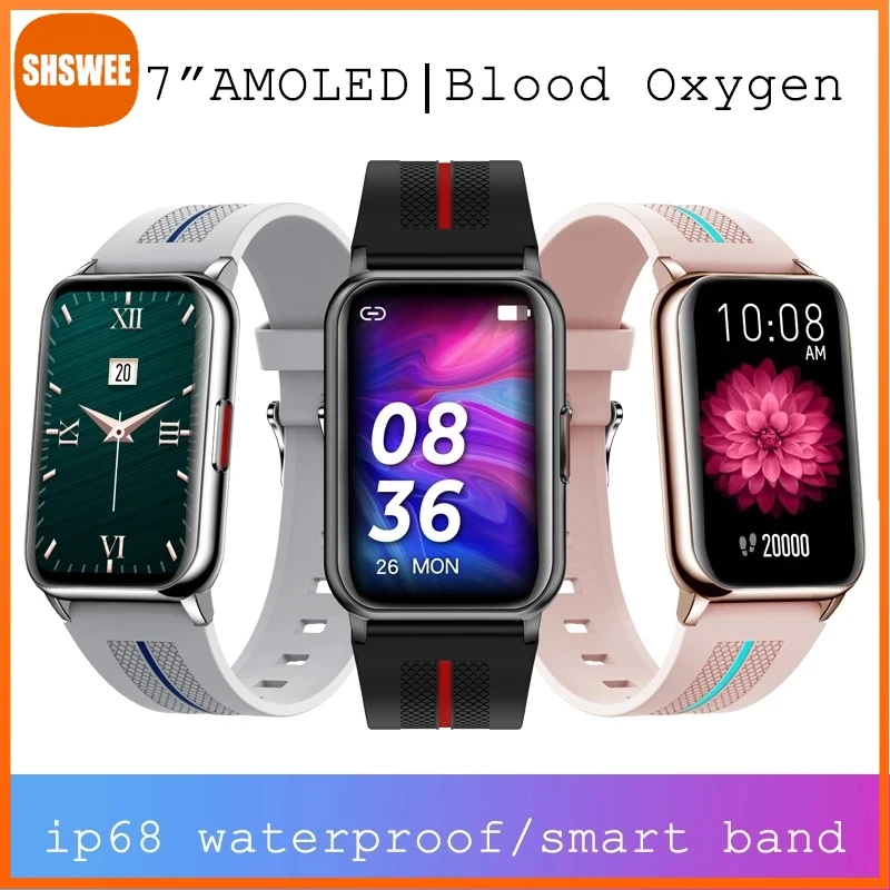 

For Xiaomi Huawei Smart Bracelet Blood Pressure Heart Rate Monitor Waterproof Women Men Pedometer Sport Watch Fitness Tracker