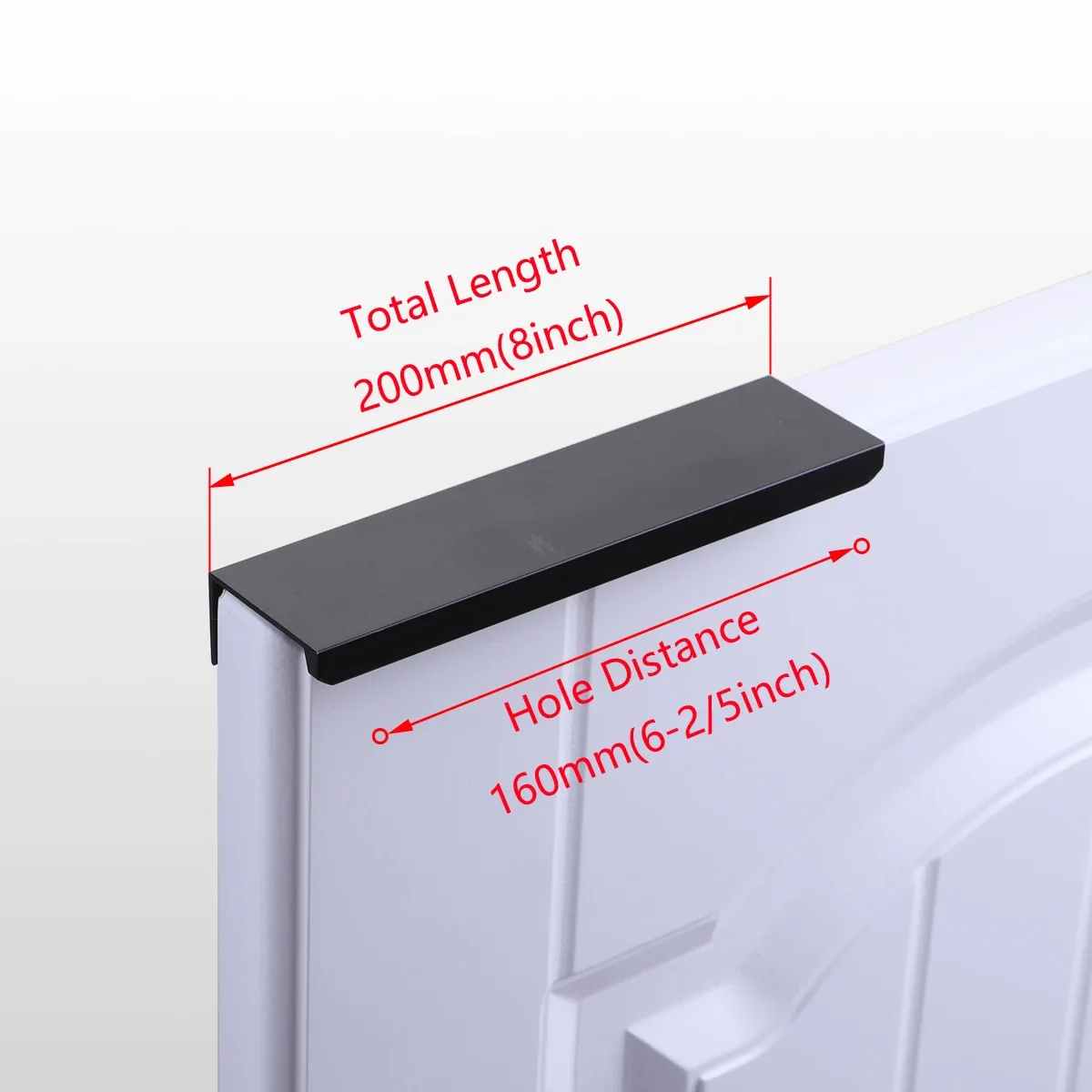 

Apstelle ручки для шкафов черные/серебристые скрытые 80/120/150/200/300/400/500 мм