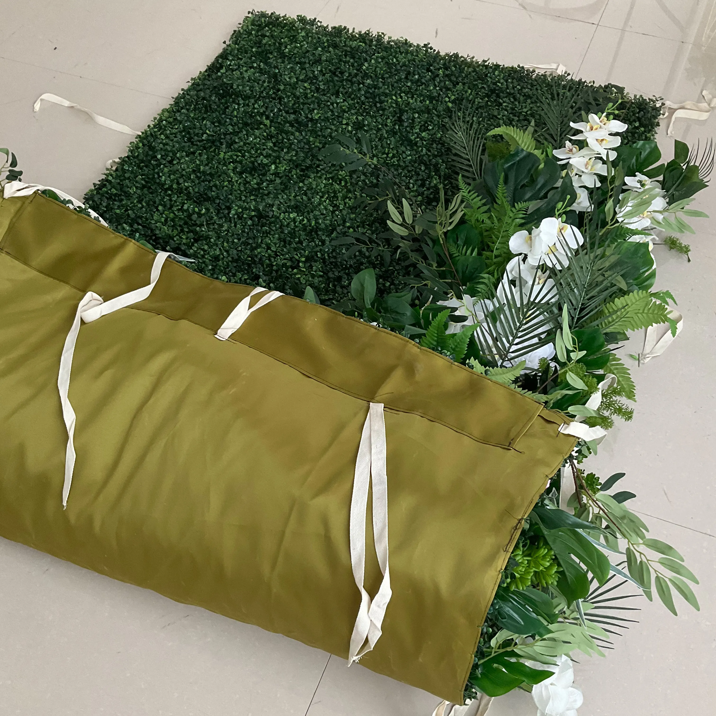 YuLiFlower новый дизайн цветочный фон 5D рулонная ткань задняя Цветочная стена с