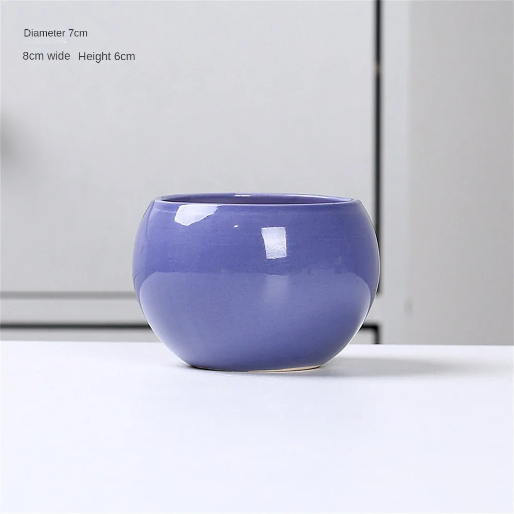 Цветочный горшок с дышащим отверстием бытовой маленький для дома сада