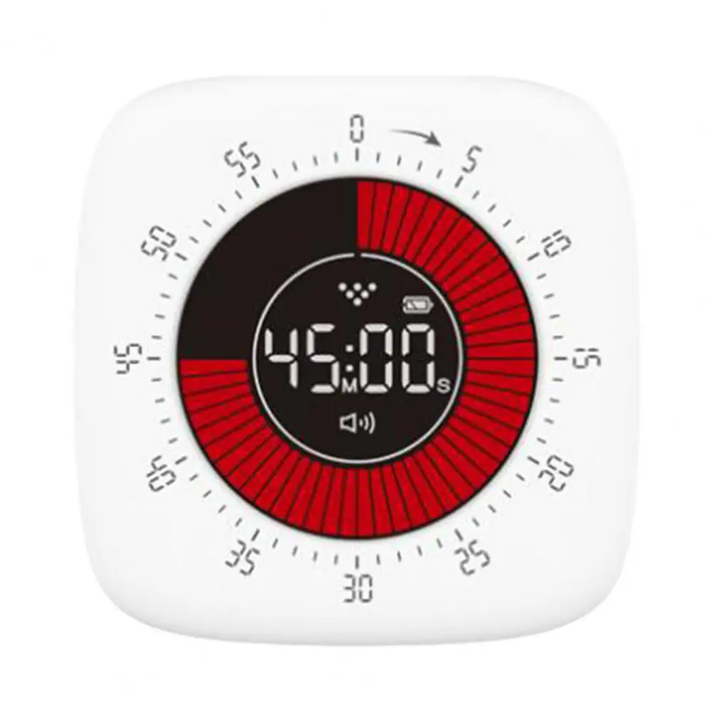 

1 Set Time Reminder Adjustable Brightness Show Progress 4 Prompt Mode Time Management Tool Household Supplies