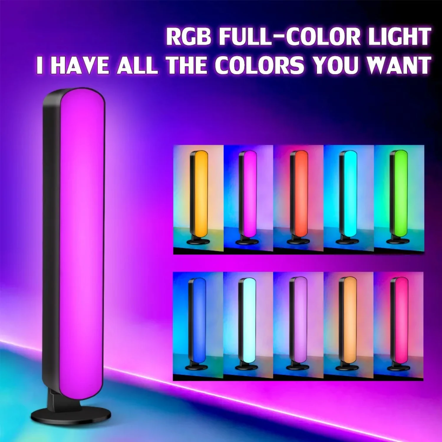 Синхронизация музыки светодиодный ночник RGB атмосферная лампа с управлением