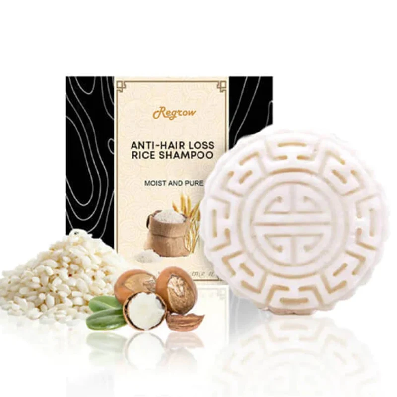 

Sdotter 1pc Solid Rice Shampoo Bar Citrus Scent Hair Growth Shampoo Soap Hair Regrow Shampoos Moisturizing Anti Hair Loss Treatm