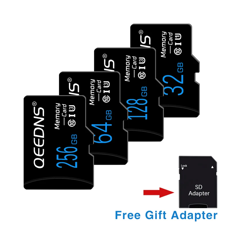 

Карта памяти Micro TF/SD, класс 10, 256/128/64/32/16/8 ГБ