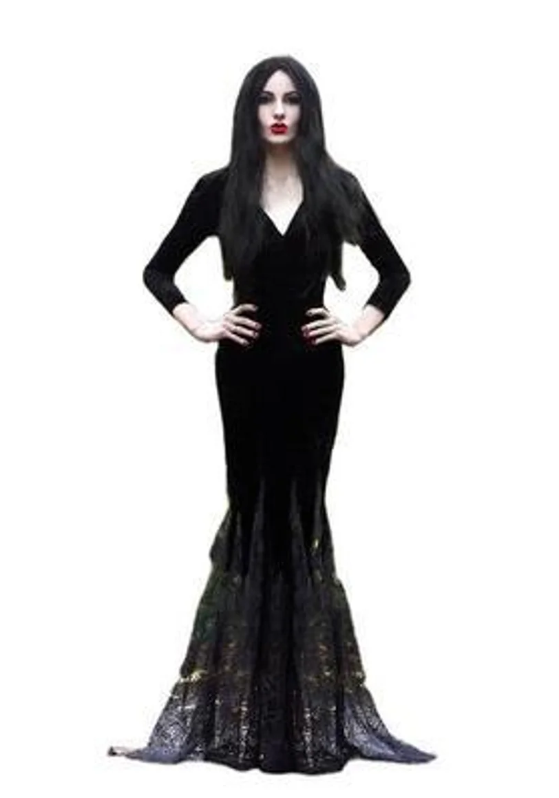 Средневековый костюм для косплея Хэллоуин сексуальное готическое Плохая Ведьма
