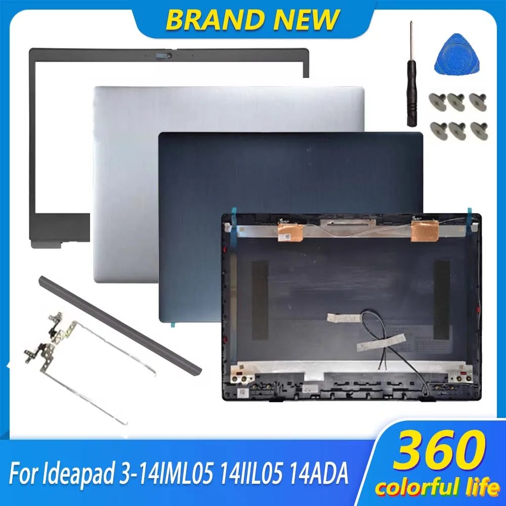 Фото Для Ideapad 3-14IML05 14IIL05 14ADA05 14ARE05 14S-IIL IML ЖК-экран задняя крышка передняя панель петли упор для рук нижняя нижняя часть корпуса №1