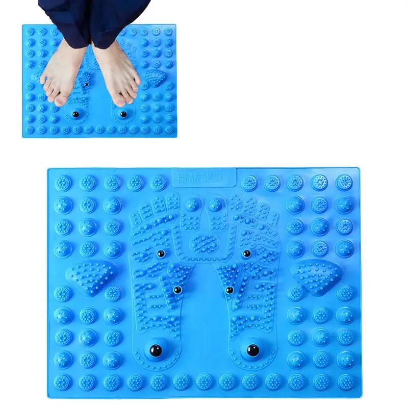 Массажер для точек давления ног 6 магнитов подушка массажный коврик практичный