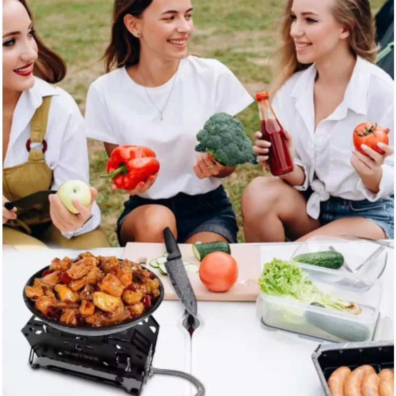 Легко носить с собой газовая плита для кемпинга уличная горелка сильный пожарный