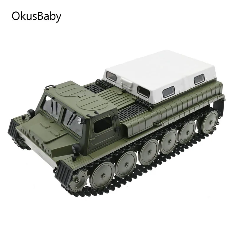 

1: 16 Радиоуправляемый Электрический русский военный грузовик, Игрушечная модель, гусеничный автомобиль с дистанционным управлением, строительный транспорт, бронированный автомобиль с подсветкой