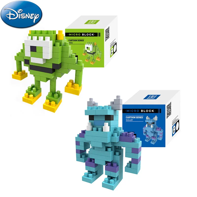 

Конструктор Disney из мультфильма «монстры», детали для сборки университета, Майк Вазовски Салли, маленькие детали для сборки, игрушка, модель