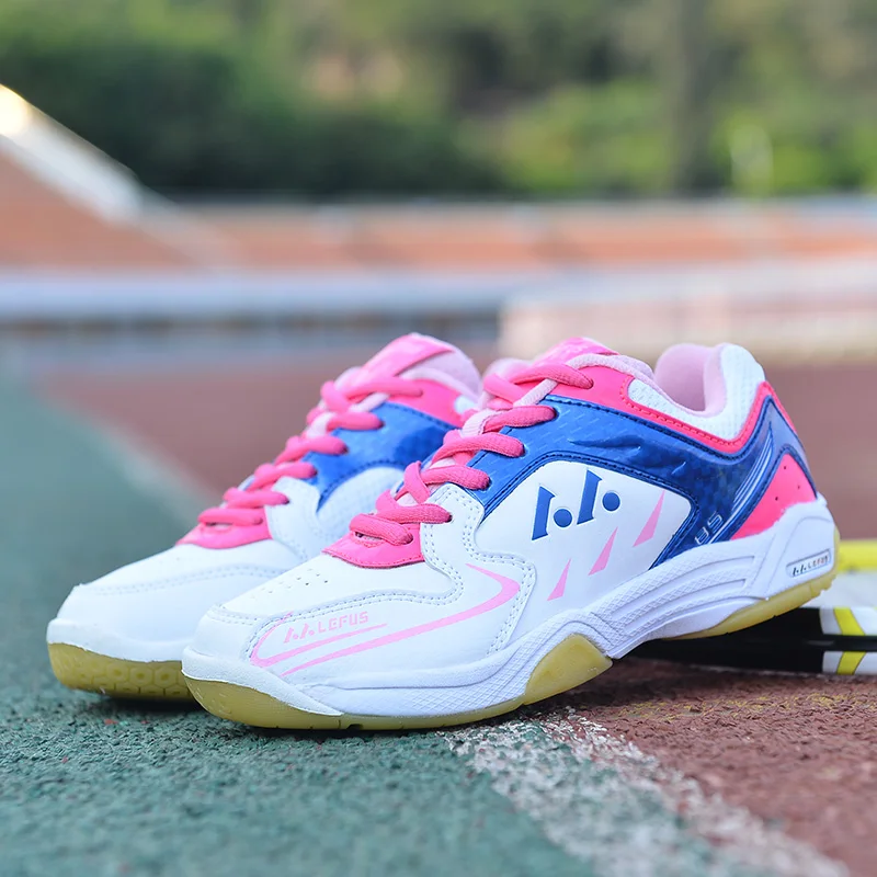 

Children Professional Badminton Shoes Anti-slippery Gym Kids Volleyball Training Sneakers Boys Girls Tennis Sport Shoes L1085