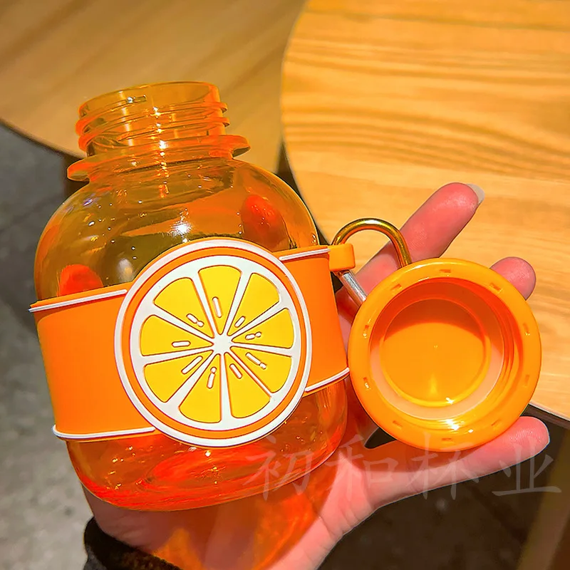 

Mini Water Cup Outdoor Portable Water Bottle Lovely Small Plastic Cup Creative Personality Trend Handy Cup for woman,children