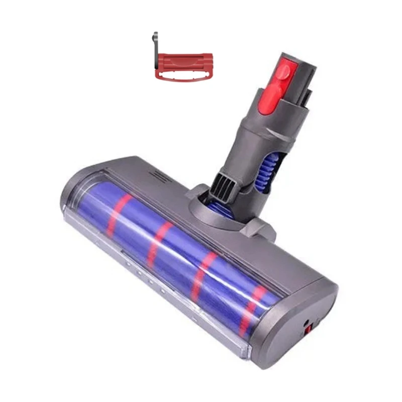 Для Dyson V15 V11 V10 V8 V7 насадка для пылесоса мягкая роликовая щетка замена с подсветкой
