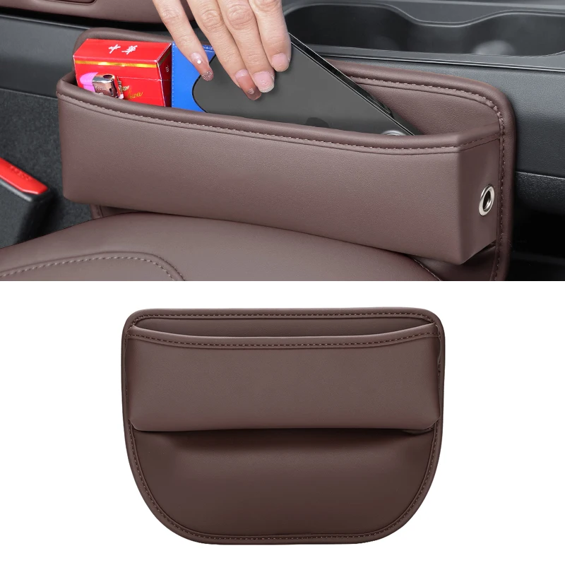 

For Audi A1 A3 A4 A5 A6 A7 A8 S3 S4 S5 S6 S7 S8 Q3 Q5 Q7 Q8 TT TTS Etron Quattro Car Seat Crevice Gap Storage Pocket Accessories