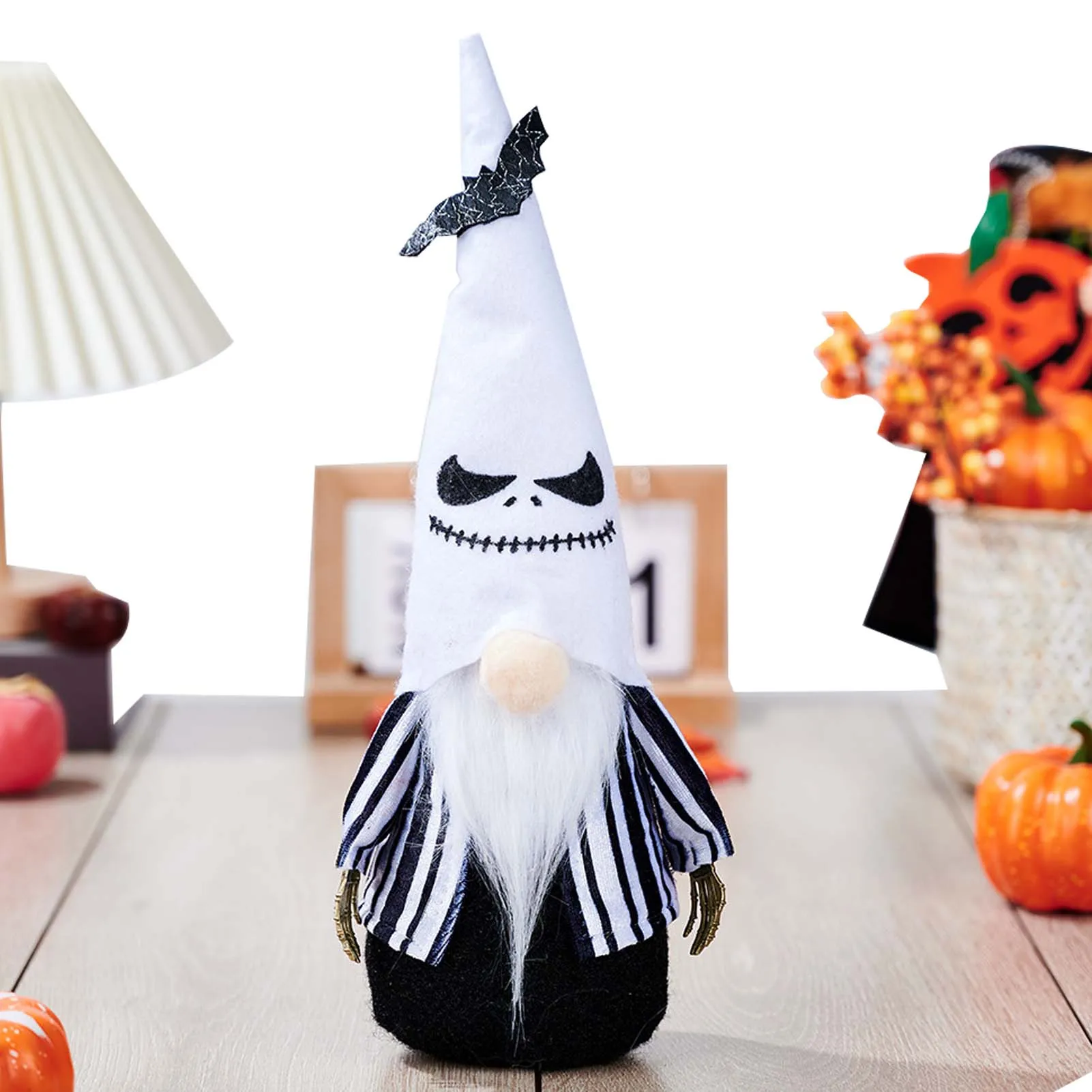 

Halloween Gnome Doll Spooky Ghost Scary Ghost Doll Ornaments Halloween Gnomes Decorations Gnomes Gonks Ornaments Dwarf Elf For