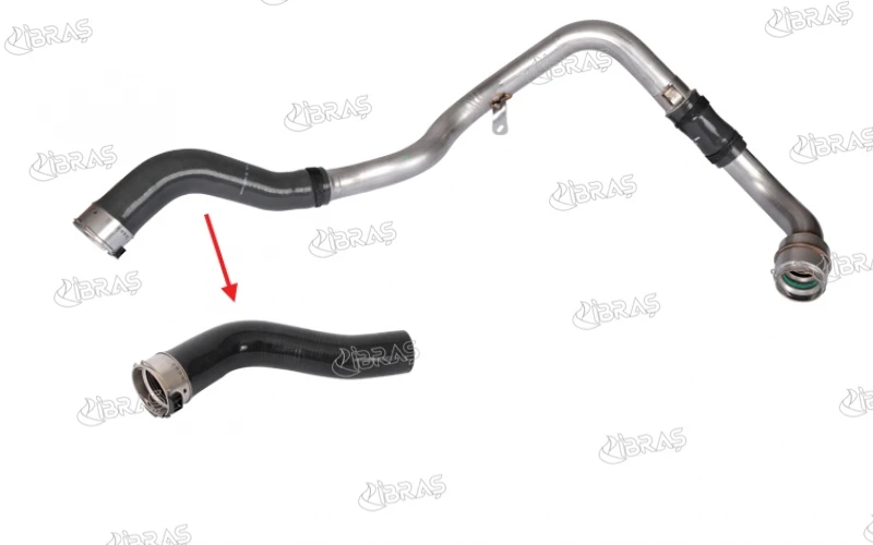 

Store code: 11198 TURBO hose (METAL pipe HARIC) K9K SANDERO DUSTER DCI