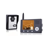 wireless video door phone intercom with monitor door bell