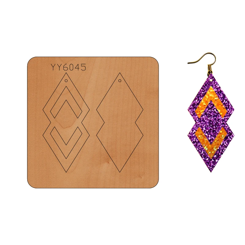 

Earring mold knife model YY6045 is suitable for all cutting machines on the market die cuts
