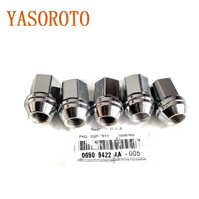 

Гайка наконечника колеса для Chrysler 300 Dodge Charger Challenger RAM 1500 2500 06509422AA 2012-2018, 5 шт.