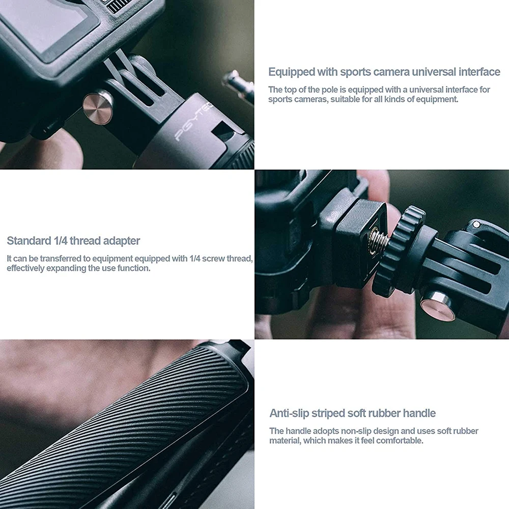 Удлинитель PGYTECH Штатив 40 см селфи-Палка для GoPro Hero 11/10 9 8 7 Insta360 Экшн-камера