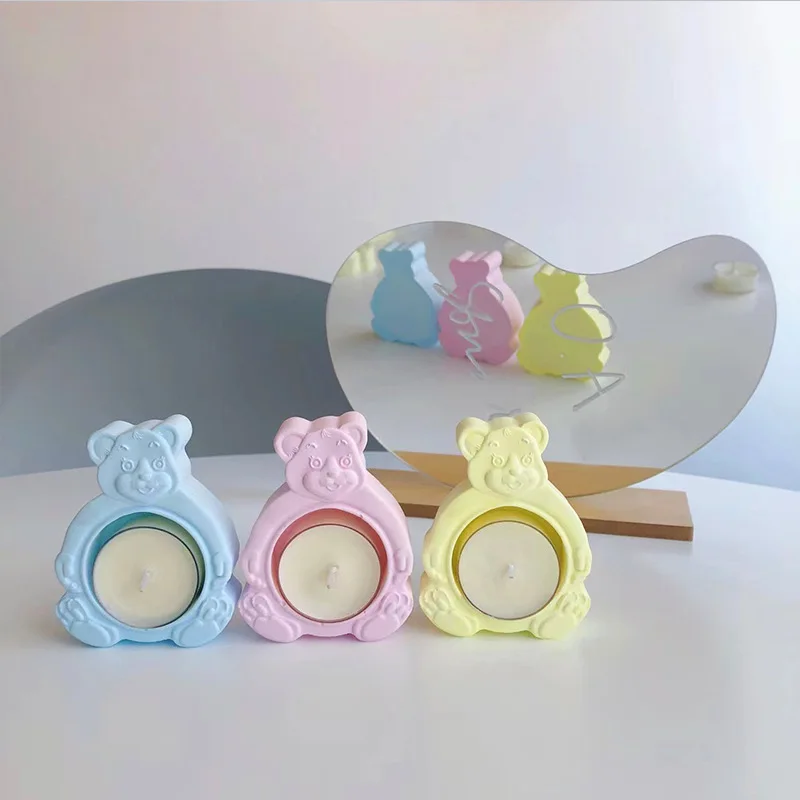 

Подсвечник в виде чайного воска, силиконовая форма, подсвечник для подсвечника, инструмент для литья, искусственный кристалл, Прямая постав...