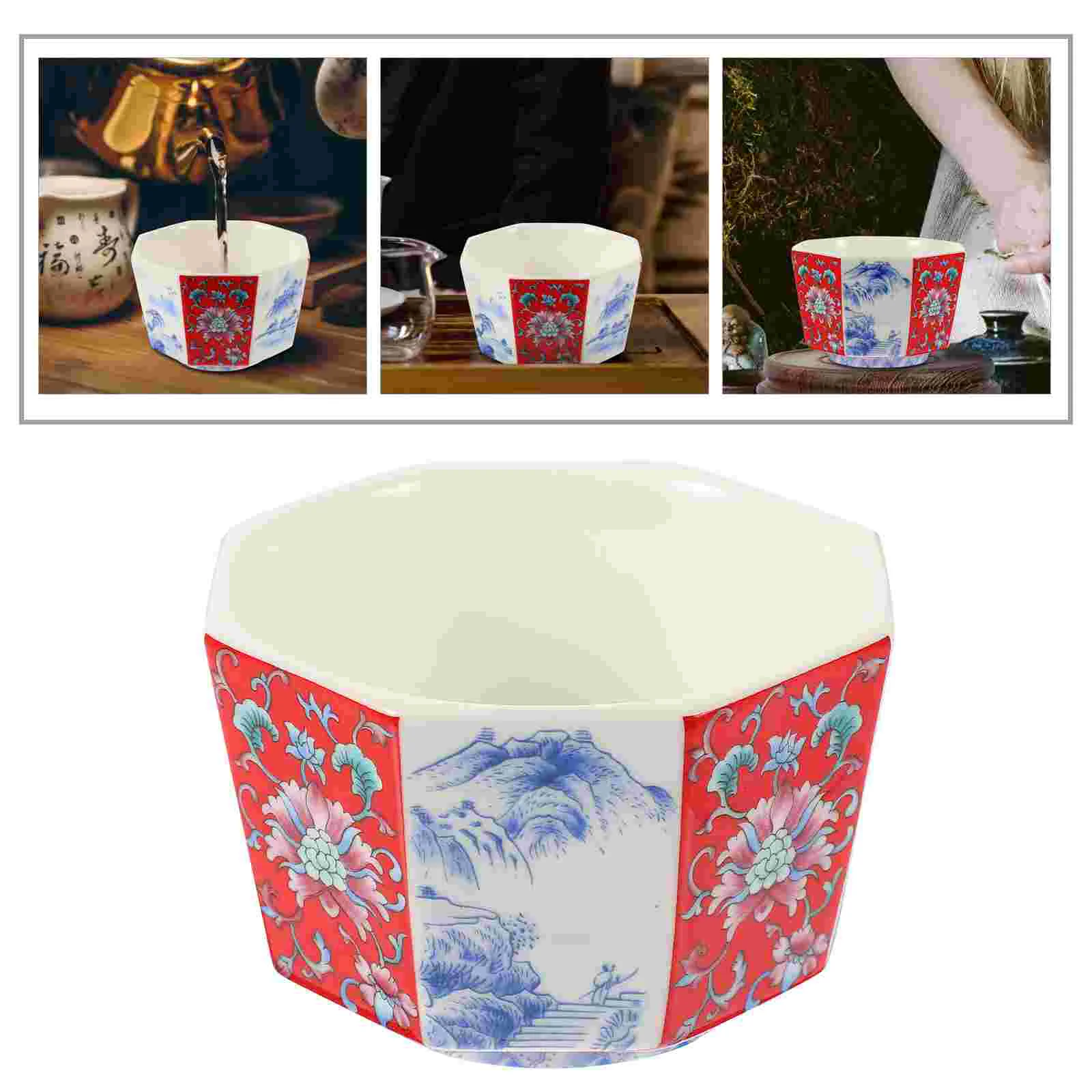 

Decorative Tea Cup Multi-function Water Cup Creative Painting Tea Cup Vintage Design Tea Cup