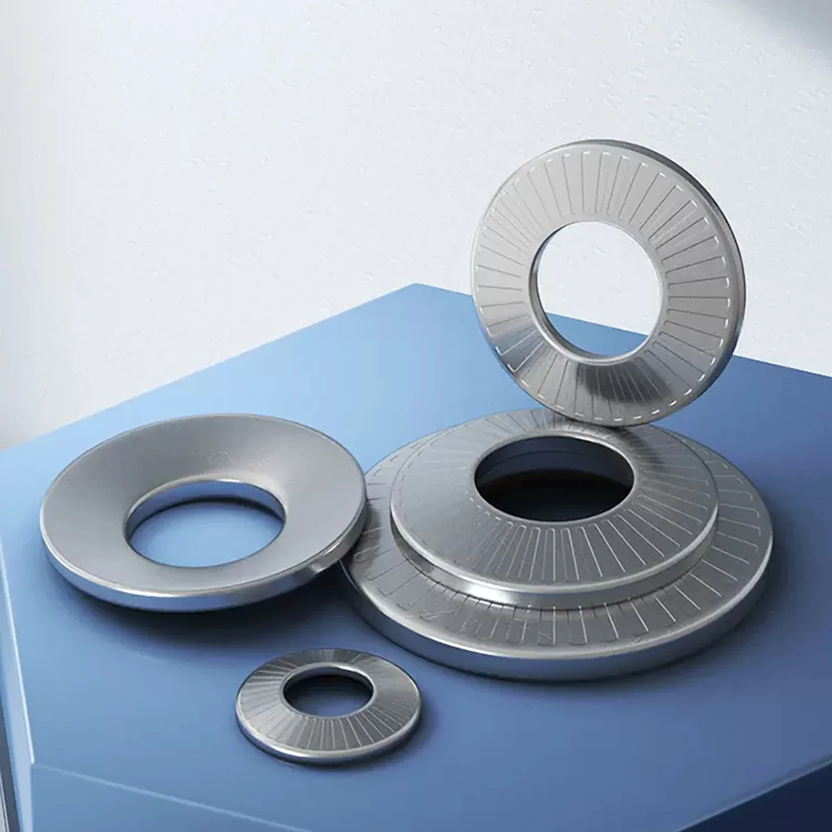 

304 Stainless Steel Butterfly Shaped Single Sided Flower Tooth Circular Metal Anti Slip Lock Washer M3M4M5M8-M20