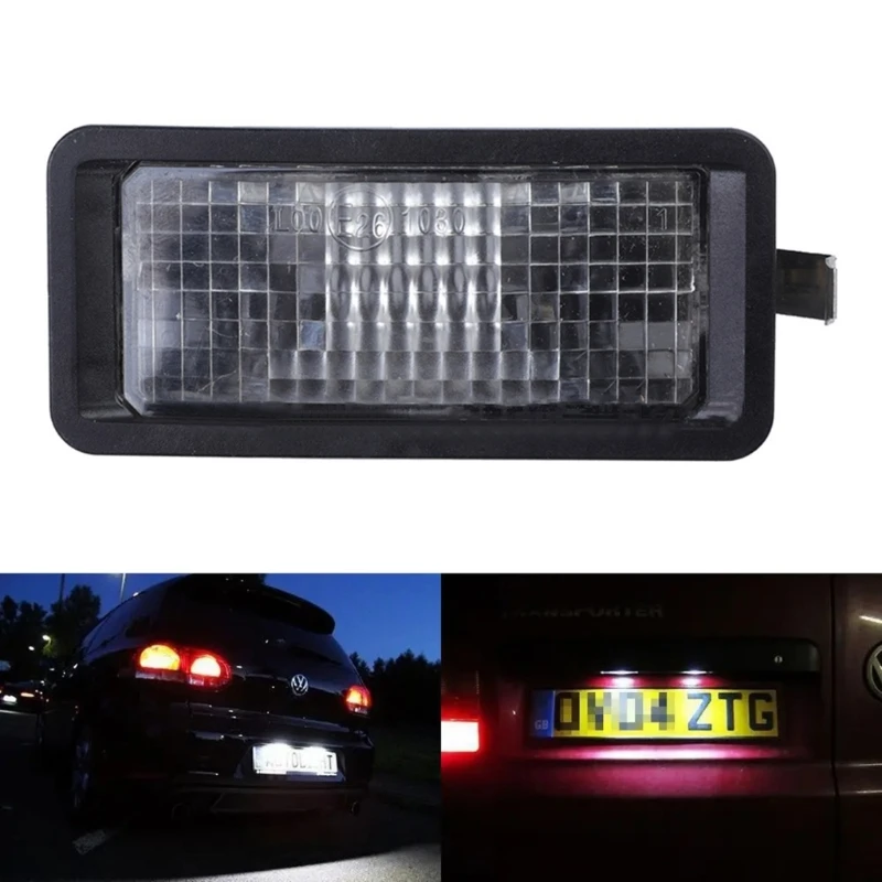 

Waterproof Wide Backup Camera License Plate Light LED Lamp for 1S0943021
