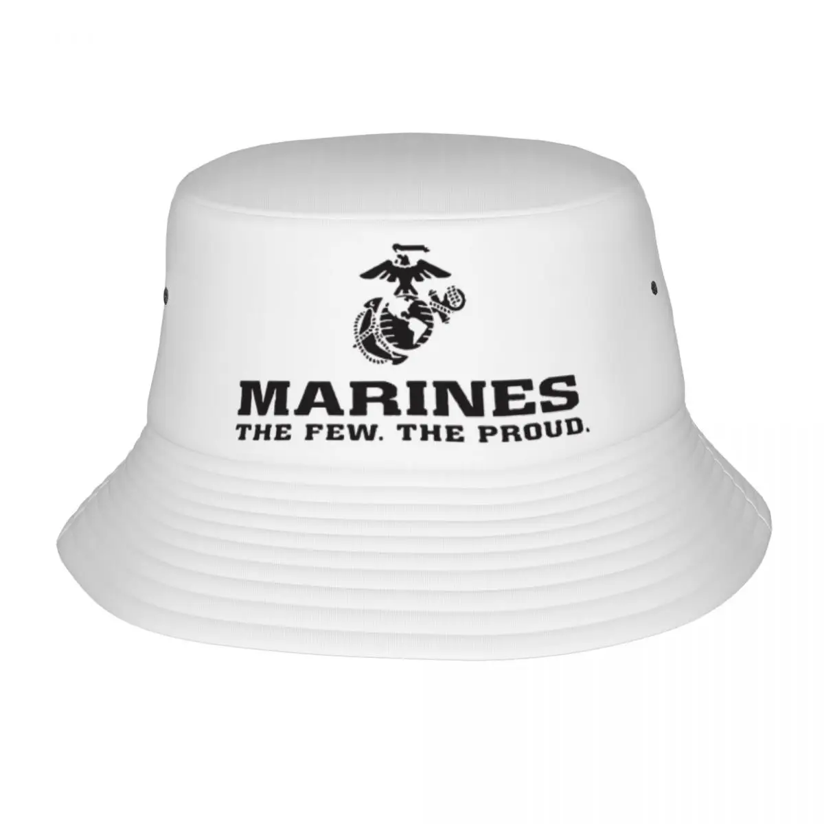 

Marines The Few The Proud USMC Marine Corps Military MOS Bucket Hats Outdoor Travel Bob Fishing Fisherman Hat Girls Boys Panama