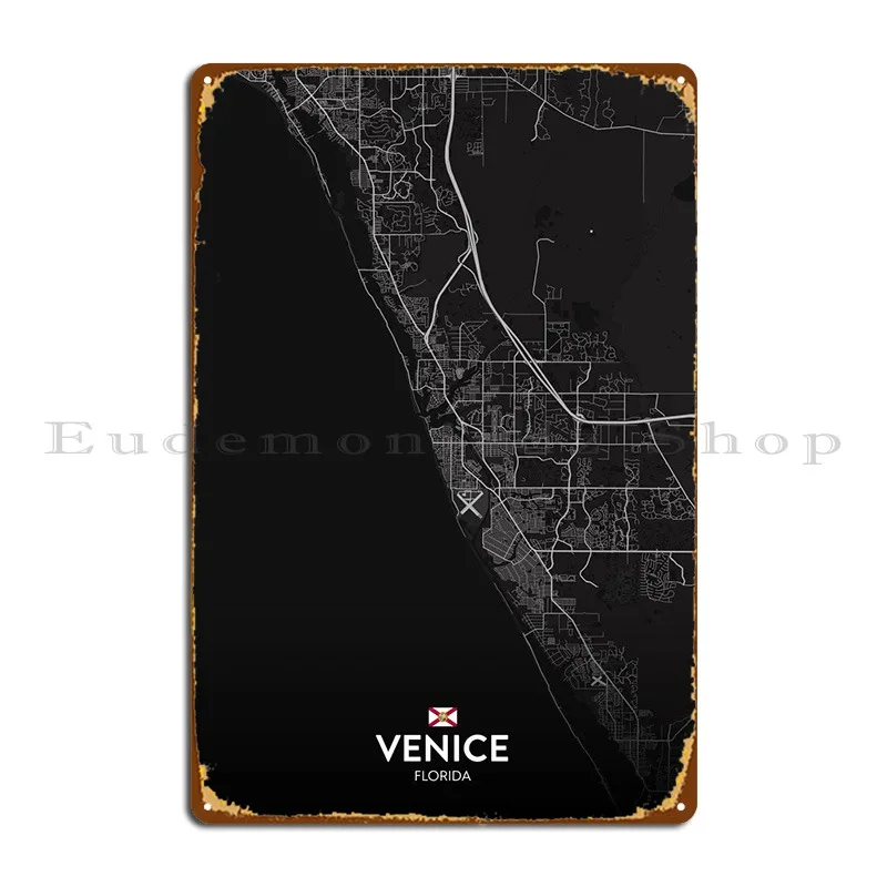 

Венеция FL металлический знак паб вечерние стена пользовательский дизайнерский клуб оловянный знак постер