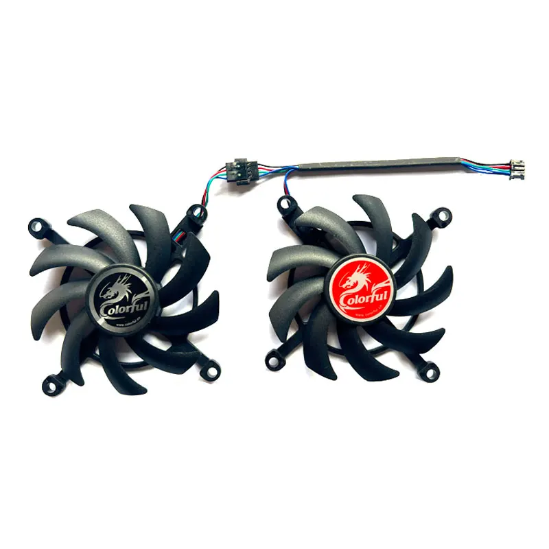 Новинка 86 мм для COLORFUL GeForce RTX2060 12 ГБ BattleAx Duo OC сменный вентилятор видеокарты