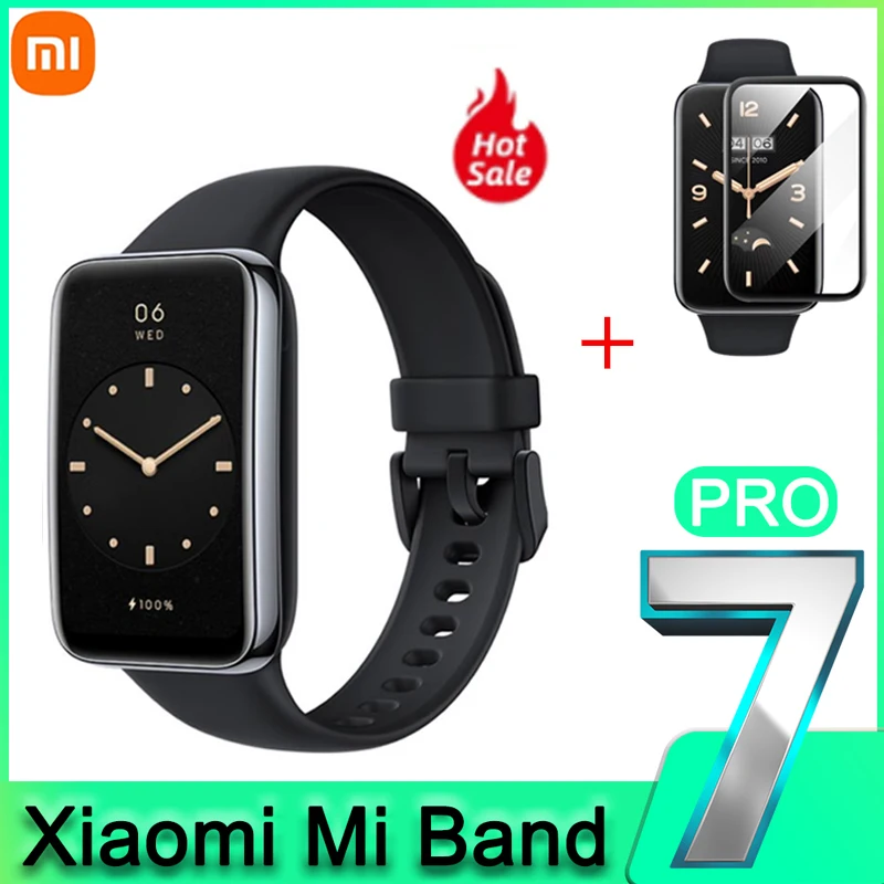 

Original Xiaomi Mi Band 7 Pro With GPS Smart Bracelet AMOLED Screen Blood Oxygen Fitness Traker Waterproof PK Mi Smart Band 7