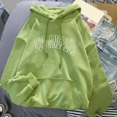 Women Hoodie Trendy Casual Student Hoodie Thermal Girl Hoodie  Elastic Cuff Spring Hoodie for Daily Wear